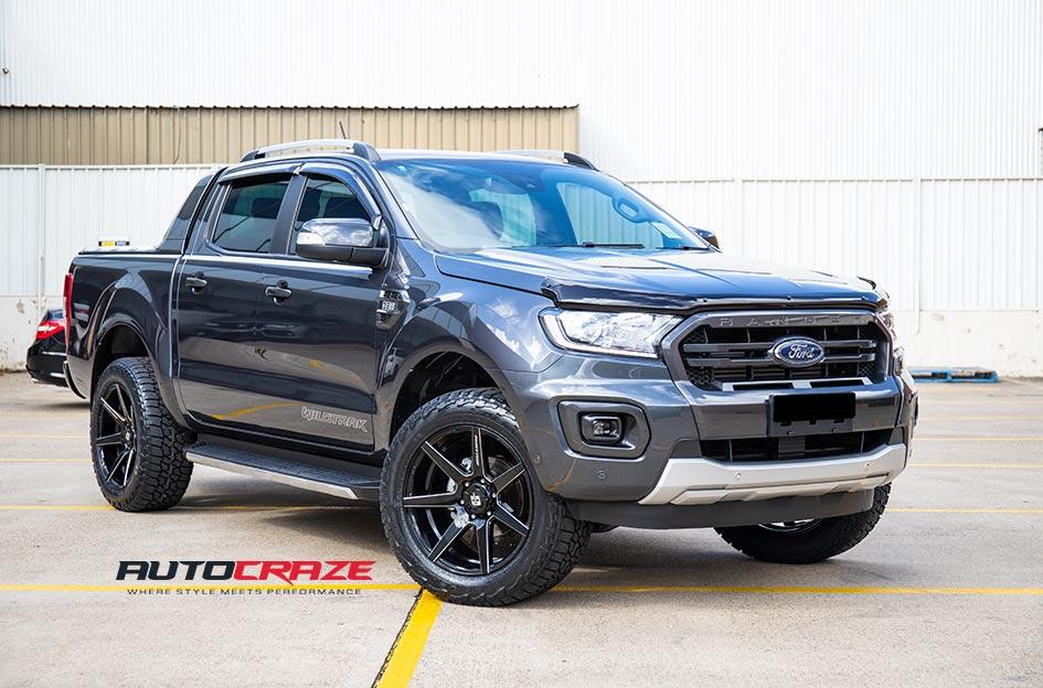 FORD RANGER AVALANCHE GLOSS BLACK MILLED ACCENTS